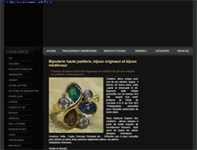 Tablet Screenshot of goineau-art-roman.com